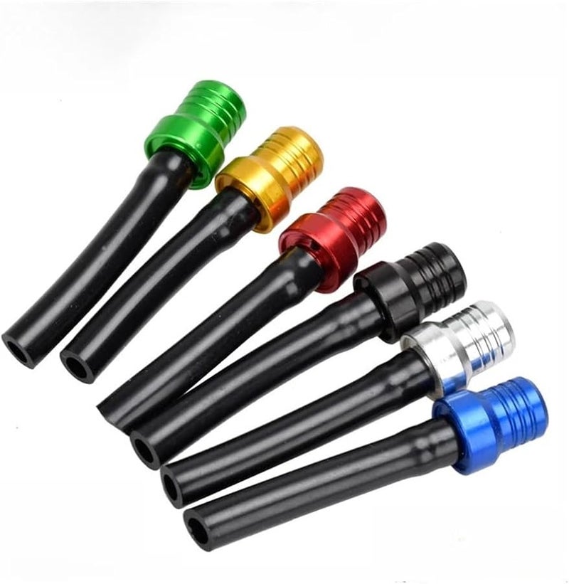 غطاء تهوية خزان وقود دراجة نارية أبيض برتقالي لطرازات إندورو EXC SX XC XCF - Image 3