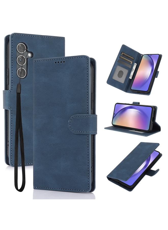 اس-توب جراب لهاتف Samsung Galaxy S24 FE 5G جراب هاتف من الجلد بملمس جلد العجل الخيالي - Image 1