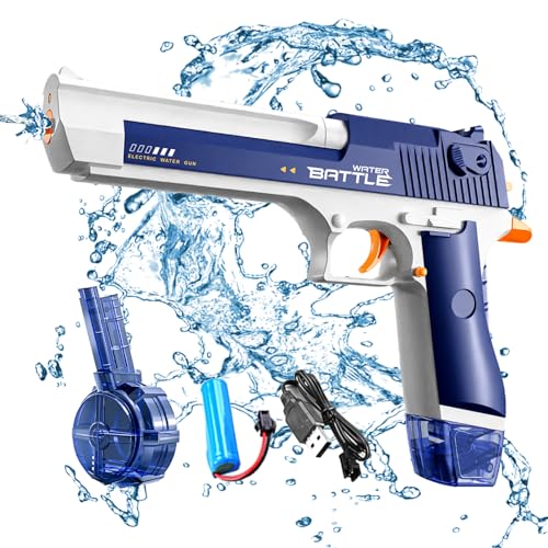 Snowall Electric Water Gun with Long RangeAutomatic Squirt Gun for Kids and Adults Long Distance Water Pistol for Pool Beach Outdoor Play - Image 1