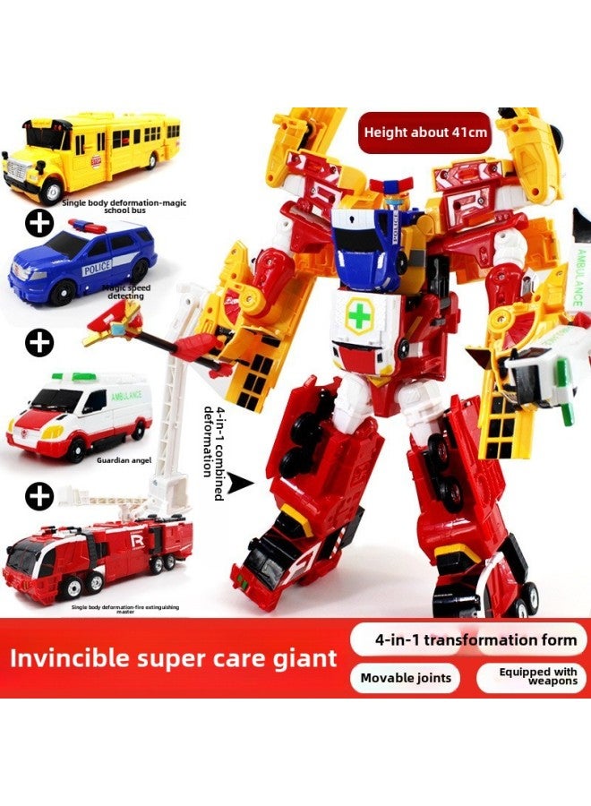 Kabao Car God Reload Return Fire King Driver Elite Edition Children's Classic Transforming Robot Boy Toy-Color:Elite Edition 4 Fit ]  - Image 1