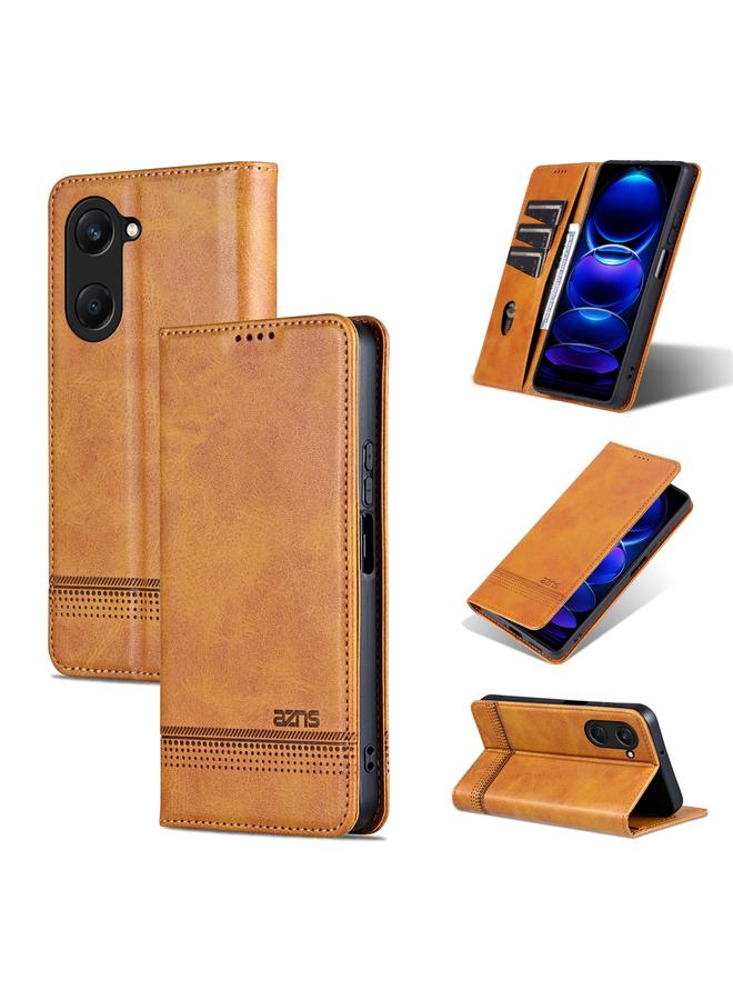 The Bros Case For vivo Y37 / Y37m 5G / Y36t 5G Magnetic Calf Texture Leather Phone Case