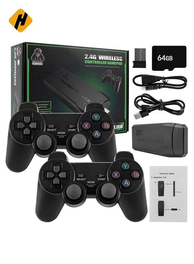 HuHa M8 Wireless HDMI High-Definition Game Consol Built-in 10000+ Games with Hidden USB Flash Drive Design ,Plug and Play Video Game Stick Supports 9 emulators, 64G - Image 1