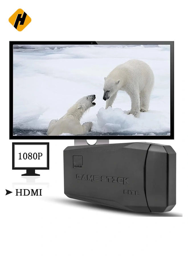 HuHa M8 Wireless HDMI High-Definition Game Consol Built-in 10000+ Games with Hidden USB Flash Drive Design ,Plug and Play Video Game Stick Supports 9 emulators, 64G - Image 3