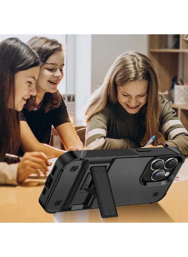 LENOK iPhone 11 pro max Case, Military-Grade Heavy-Duty Armor Case, Rugged, Shockproof, with Kickstand, fingerprint resist, for iPhone 11 pro max (11 PRO MAX) - Image 5