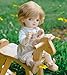 Cloveray BJD Dolls 14 Ball Jointed Doll Fullset with 15 Articulated Joints and Gray Glass Eyes 20 Inch 50cm Full Vinyl Girl Collectible RebornStyle Doll for Ages 14 Gift Box Packaging - Image 2