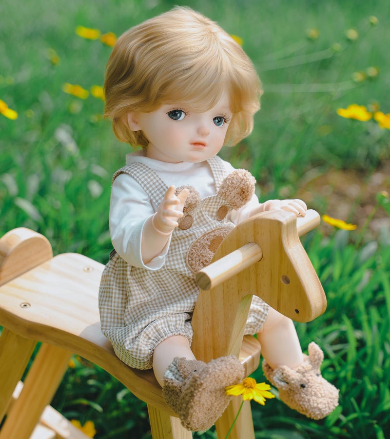 Cloveray BJD Dolls 14 Ball Jointed Doll Fullset with 15 Articulated Joints and Gray Glass Eyes 20 Inch 50cm Full Vinyl Girl Collectible RebornStyle Doll for Ages 14 Gift Box Packaging - Image 3