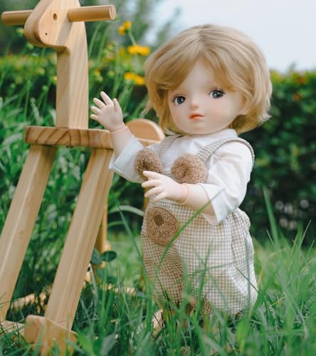Cloveray BJD Dolls 14 Ball Jointed Doll Fullset with 15 Articulated Joints and Gray Glass Eyes 20 Inch 50cm Full Vinyl Girl Collectible RebornStyle Doll for Ages 14 Gift Box Packaging - Image 5
