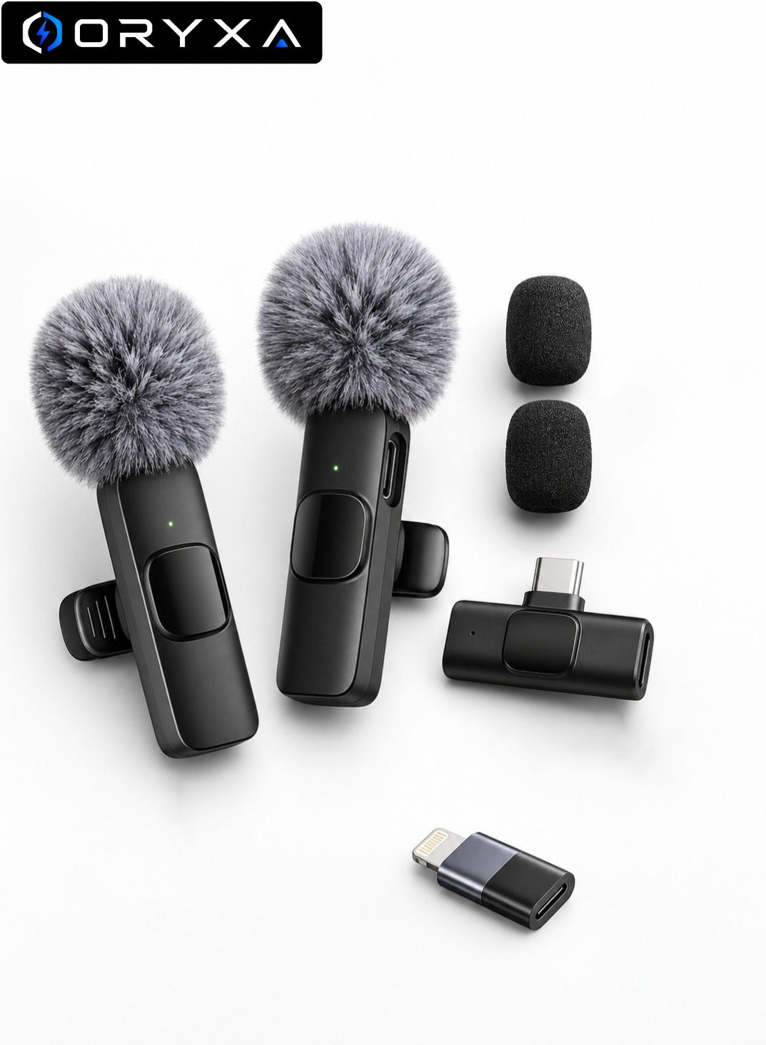 oryxa Oryxa Wireless Lavalier Microphone Dual Mic Set Z90592BB766C3CA611179Z