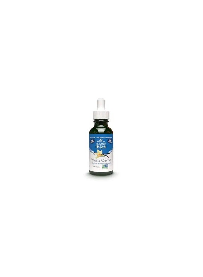 SweetLeaf محلي سويت ليف سويت دروب السائل، فانيليا كريمة، 2 أونصة سائلة - Image 1