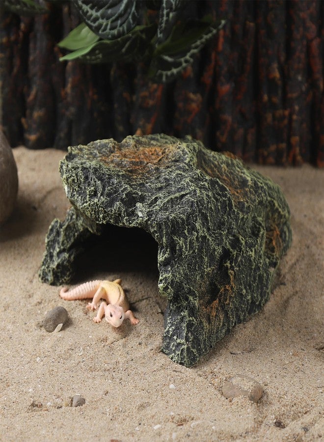 IBWell Reptile Rock Cave, Lizard Tank Décor, Turtle Accessories for Tank, Gecko Hide Reptile Hideout for Small Turtle, Leopard Gecko, Lazard Hideout - Image 4