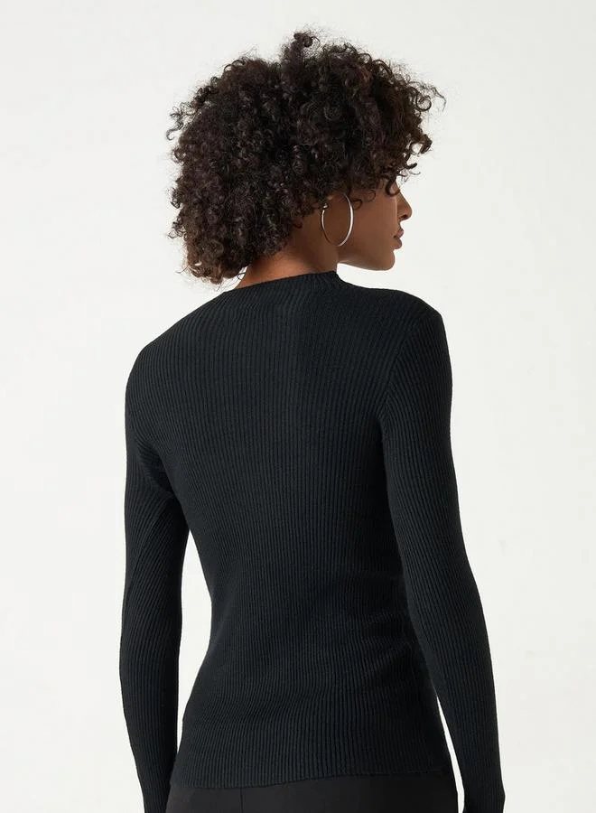 2Xtremz 2Xtremz Ribbed Sweater with Long Sleeves