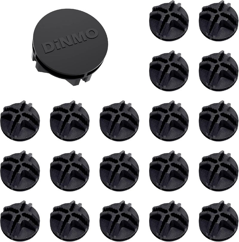 DINMO Plastic Connectors for DIY Small Animal Playpen and Cube Storage Unit, Cube Portable Wardrobe, Cube Shoe Rack, 20 Pieces, ABS Connector with 8 Slots, - Image 1