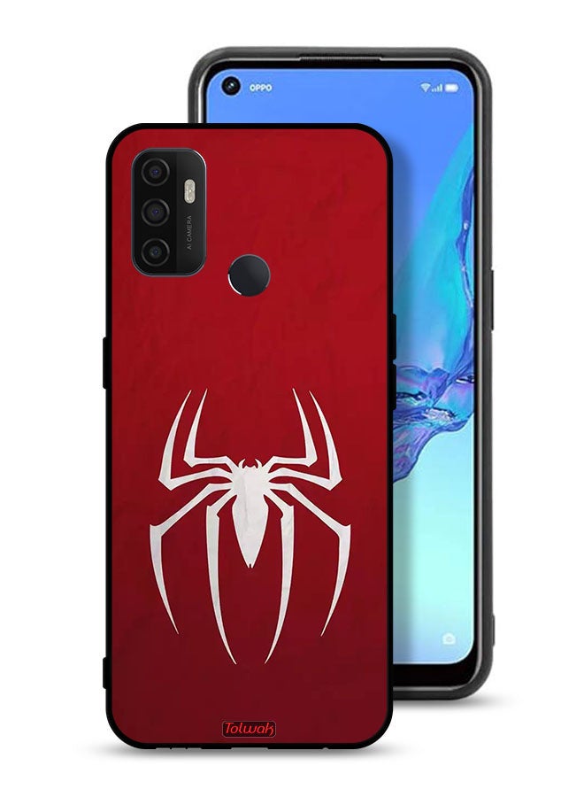 Tolwak غطاء حماية أوبو A32 مع أيقونة العنكبوت - Image 1