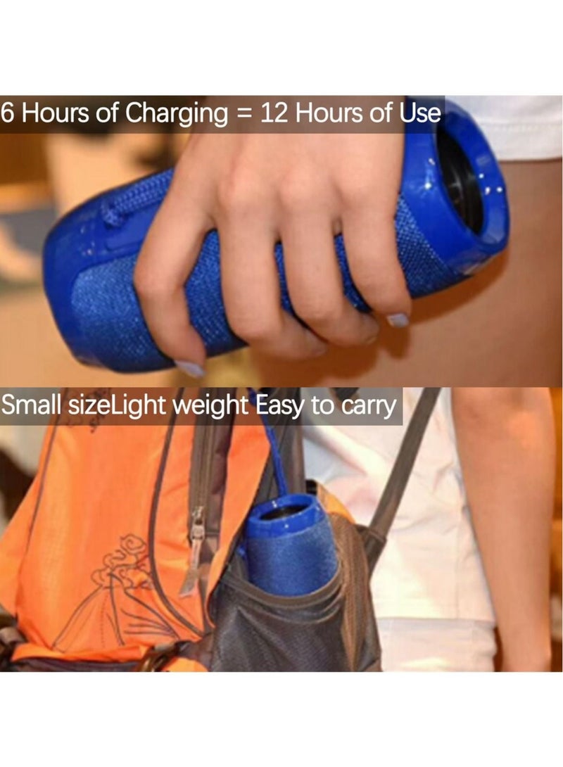 Portable Waterproof and Shockproof Bluetooth Speaker, Wireless Outdoor Speaker with Hands Free Answering, Perfect for Travel and Sports - Image 4