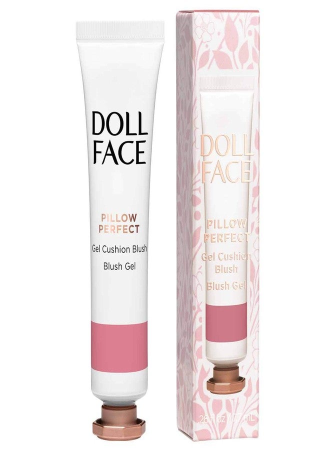 DOLL FACE Liquid Blush for Cheeks | Pillow Perfect Gel Cushion Blush | Cream Blusher Makeup | Lightweight, Blendable & Buildable Natural Radiance (Pillow Talk) - Image 1