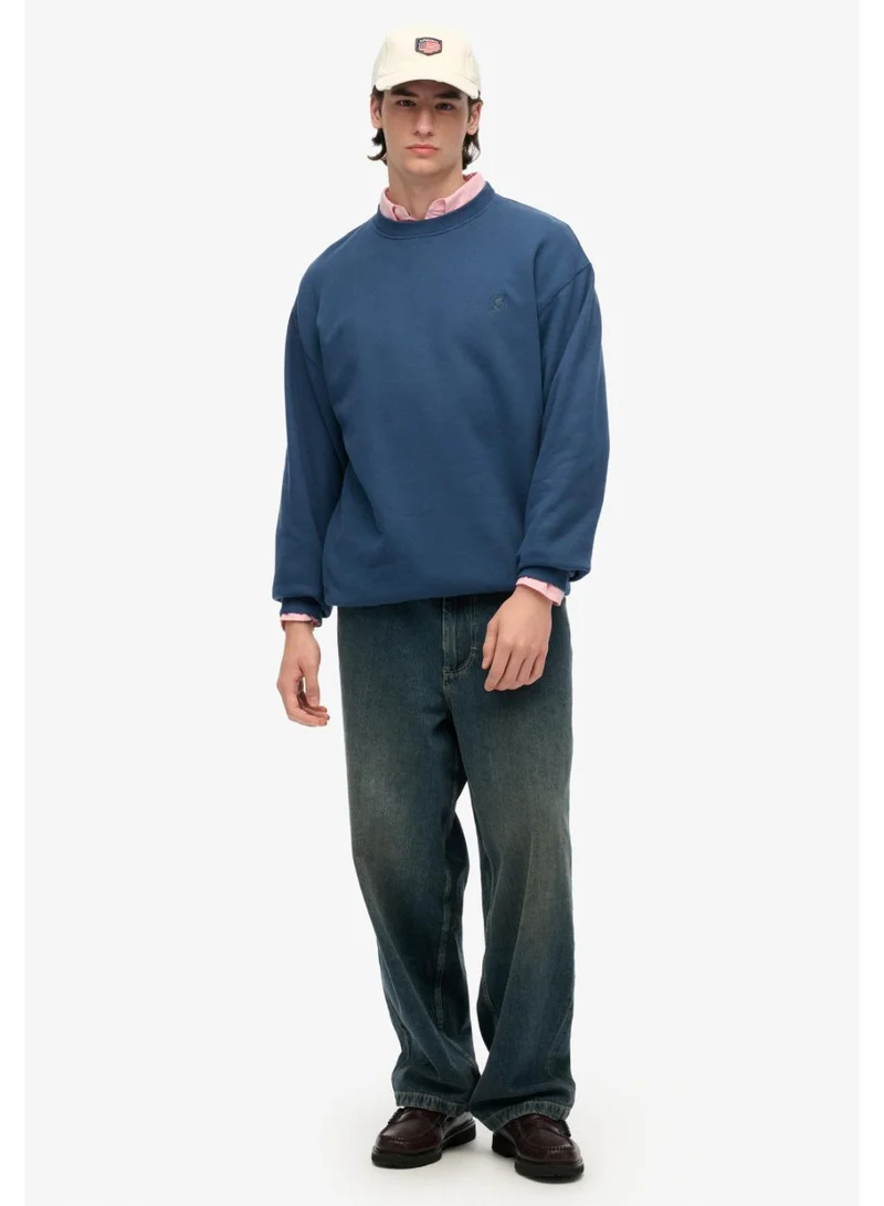 Superdry  Blank Oversized Crew Sweatshirt for Men | Best Price UAE