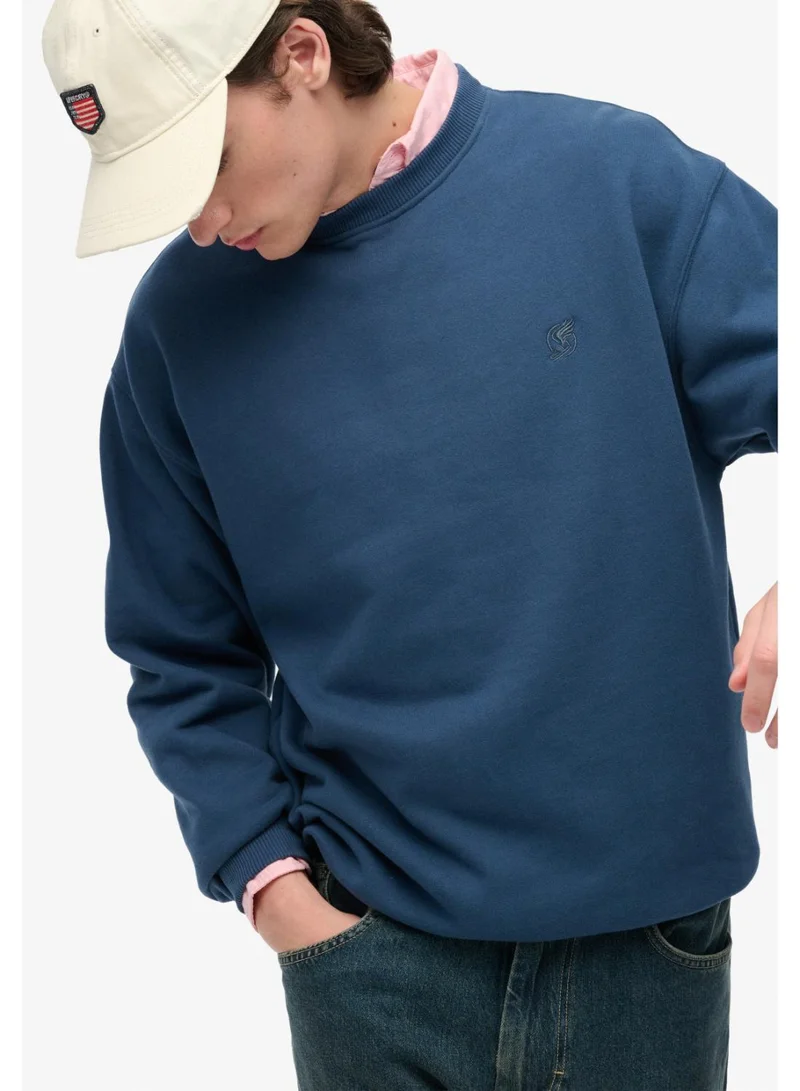 Superdry  Blank Oversized Crew Sweatshirt for Men | Best Price UAE