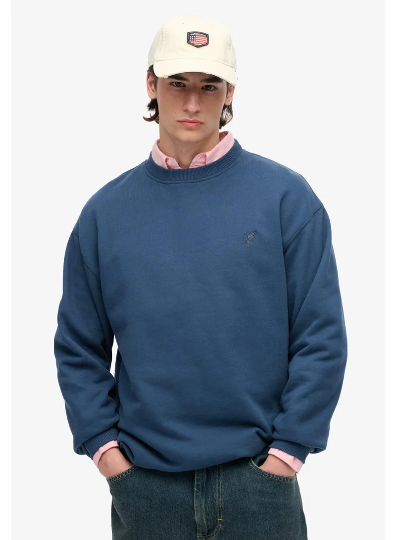 Blank Oversized Crew Sweatshirt