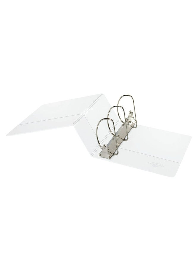 أوفيس ماكس مجلد حلقات D متين من ماركة Office Depot®، حلقات 4 بوصة، 59% معاد تدويرها، أبيض - Image 3