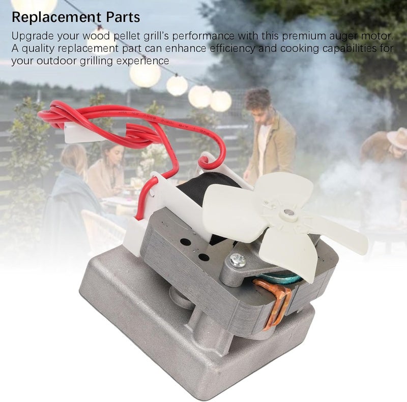 Tnfeeon Auger Motor Replacement High Performance 1.6 RPM Universal Auger Drive Motor for Wood Pellet Grill CampChef - Image 5