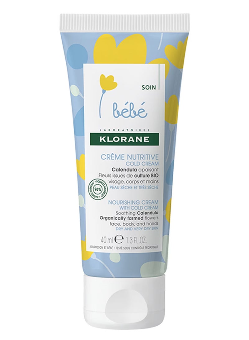 Klorane Baby Cleansing Cream with Cold Cream 200ml - Image 1
