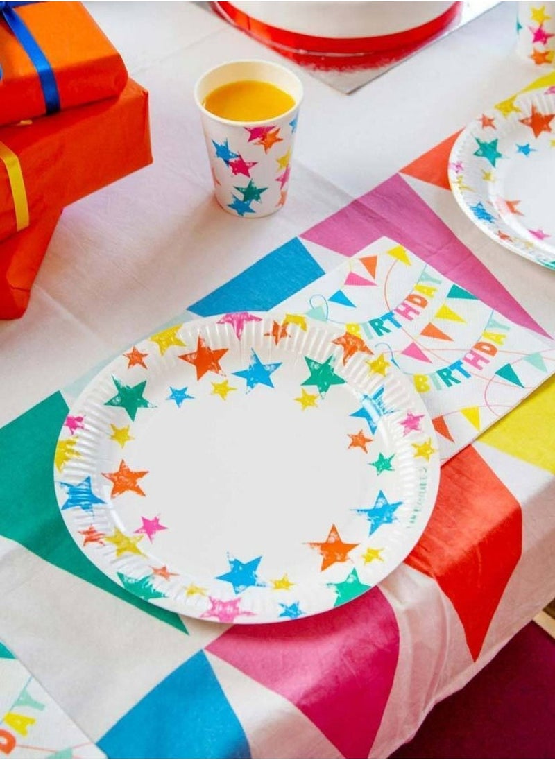 Talking Tables Birthday Star Paper plates  - Image 1