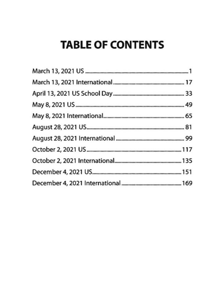 SAT Test Book - Year 2021 Writing and Language (Version 1.1)  - Image 2