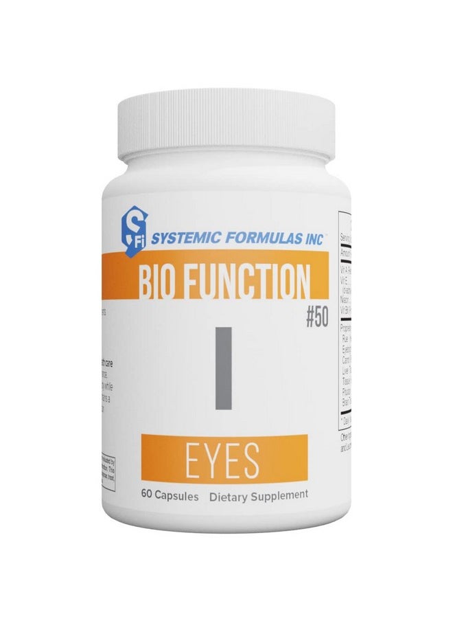 Systemic Formulas - Bio Function I Eyes 60 Capsules 50 Healthy Vision Supplement Eye Health Support Eye Care Vitamins For Eyes Eye Supplements For Adults - Image 1