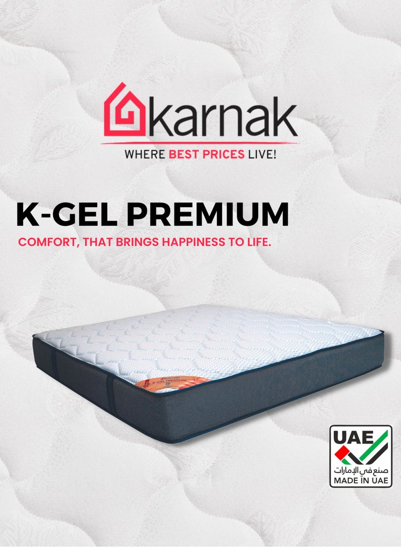 KARNAK K-Gel Premium Memory Foam & Hybrid Pocketed Spring (Soft Feel) Turn-Free Mattress | 7 Years Warranty | Thickness 25cm Special King Size - W220 x L220cm - Image 3