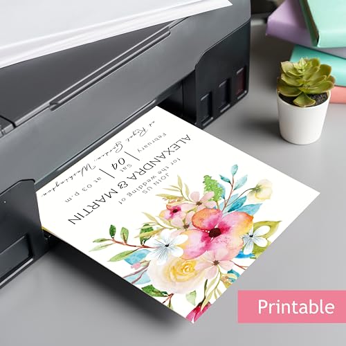 ANSSDO 100 Pack Blank Cards and Envelopes White 5x7 Inch Premium Quality DIY Greeting Cards for All Occasions - Image 3