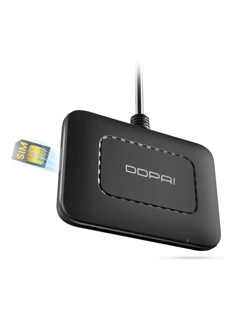 DDPAI 4G Cloud Box for Models Z60, Z60 Pro and Z50 Pro Dash cam, Support Remote Photo Capture,Cloud Album, Parking Monitor, Event Alers, Remote Wake-Up, APP Control, GPS, Include Built-in SIM Card - Image 1