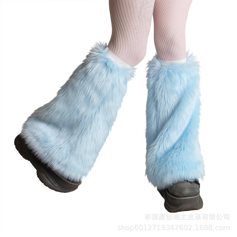 2023 Furry Leg Socks Lolita Cute Pile Socks Terry Socks Jk Plush Calf Socks Winter Thickeneded Cold-Proof Socks - Image 5