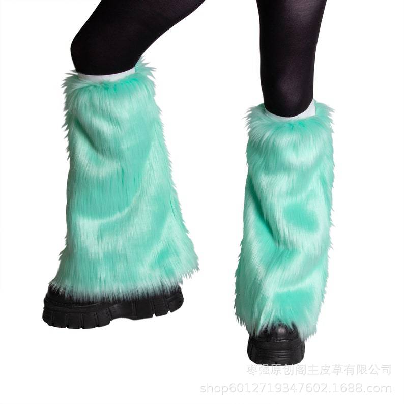 2023 Furry Leg Socks Lolita Cute Pile Socks Terry Socks Jk Plush Calf Socks Winter Thickeneded Cold-Proof Socks - Image 3