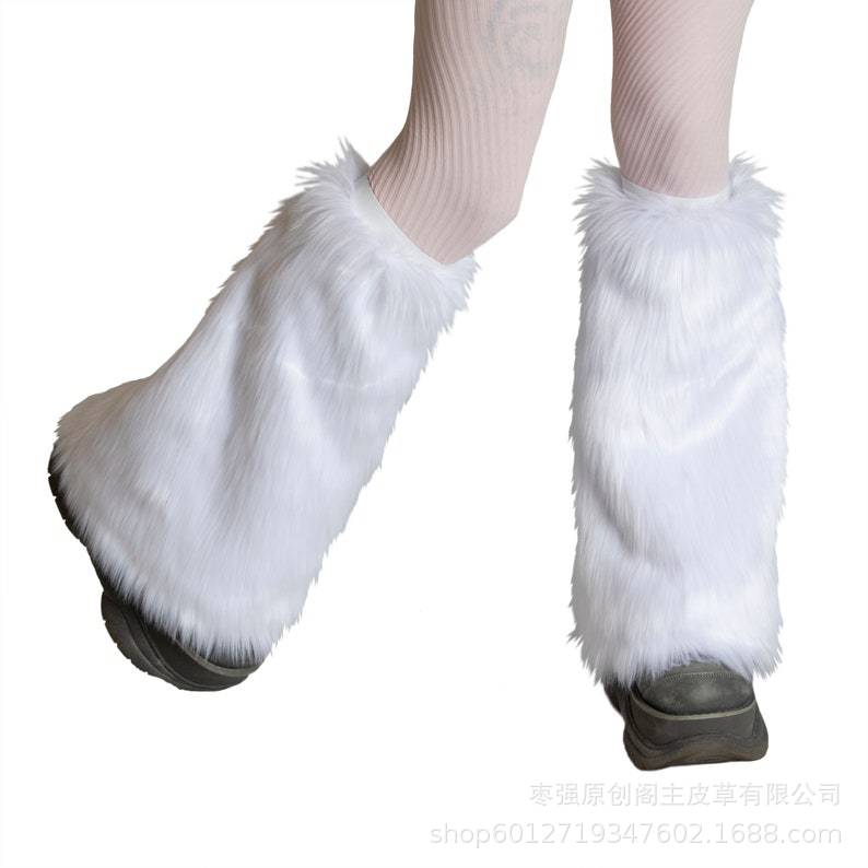 2023 Furry Leg Socks Lolita Cute Pile Socks Terry Socks Jk Plush Calf Socks Winter Thickeneded Cold-Proof Socks - Image 2