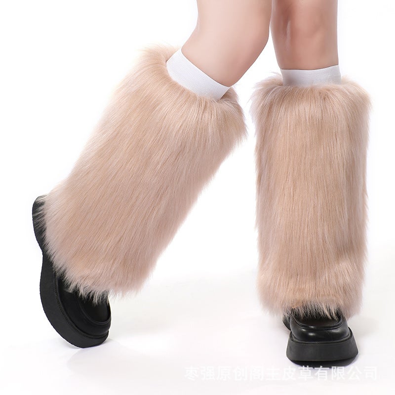2023 Furry Leg Socks Lolita Cute Pile Socks Terry Socks Jk Plush Calf Socks Winter Thickeneded Cold-Proof Socks - Image 1
