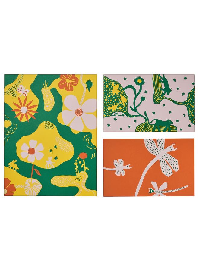 Zaboon Picture, set of 3, colourful adventures - Image 1