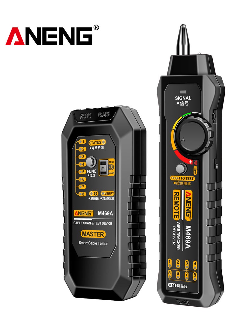 أنينج جهاز M469A للبحث عن كابلات الشبكة - أداة اختبار متعددة الوظائف لاكتشاف أعطال كابلات الشبكة واختبار الخط. - Image 2