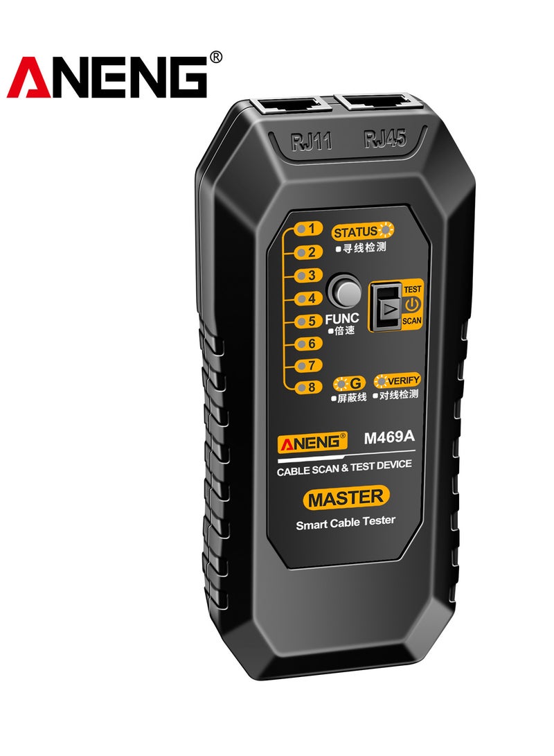 أنينج جهاز M469A للبحث عن كابلات الشبكة - أداة اختبار متعددة الوظائف لاكتشاف أعطال كابلات الشبكة واختبار الخط. - Image 3