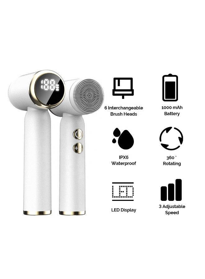 Lifenpure Facial Cleansing Brush white - Image 3