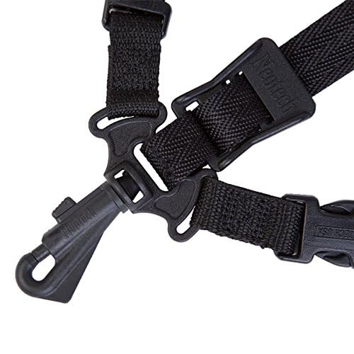 Neo Tech Neotech Soft Harness – Padded Shoulder Harness with Adjustable Strap Hook, Swivel Hook for Saxophone, Baritone & Clarinet Strap – (Regular - Black) - Made in the USA - Image 3