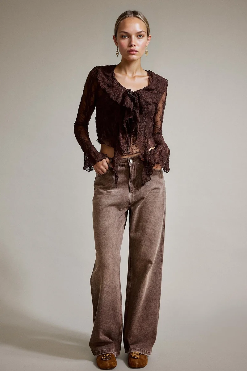 Defacto  Wide Leg Jeans for Women | Best Price UAE