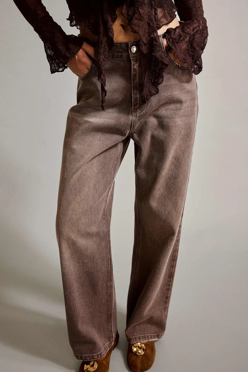 Defacto  Wide Leg Jeans for Women | Best Price UAE