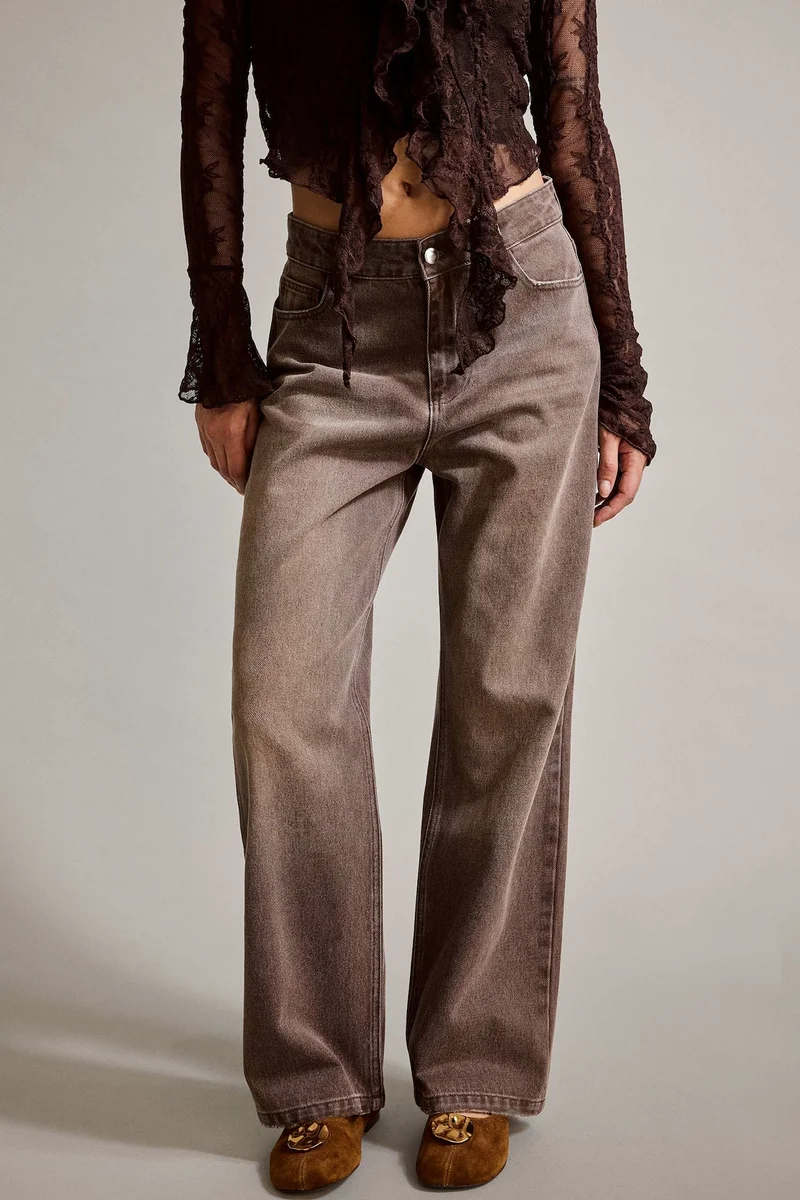 Defacto  Wide Leg Jeans for Women | Best Price UAE