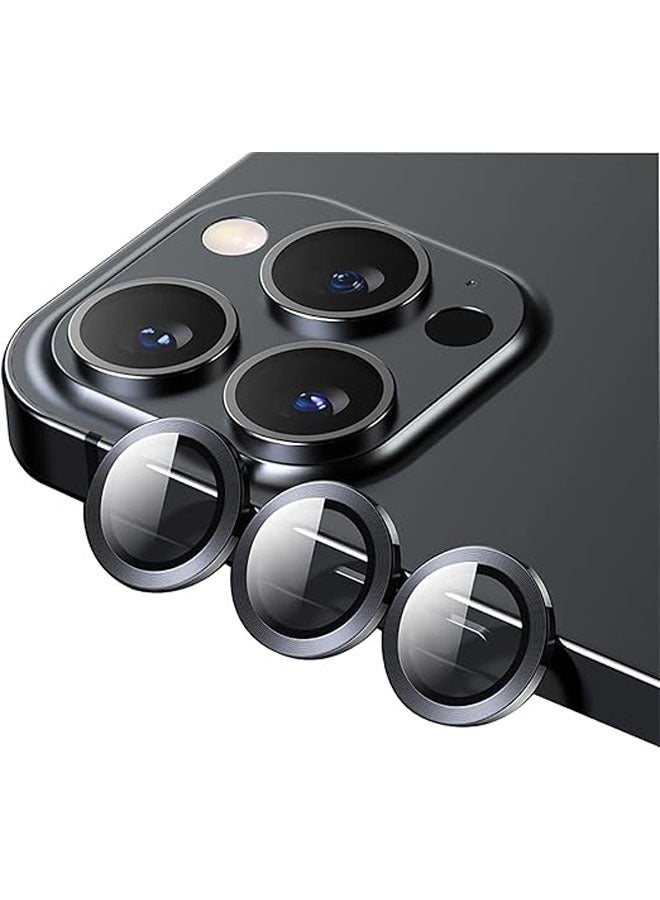 general 【3 Pack】 Camera Lens Protector Compatible with iPhone 16 Pro, iPhone 16 Pro Metal Lens Film, Anti-Scratch Protector 【HD Clear】 【Wear-Resistant】 - Image 1