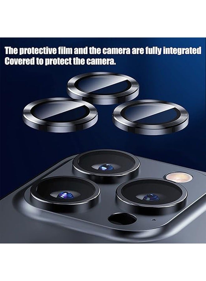 general 【3 Pack】 Camera Lens Protector Compatible with iPhone 16 Pro, iPhone 16 Pro Metal Lens Film, Anti-Scratch Protector 【HD Clear】 【Wear-Resistant】 - Image 3