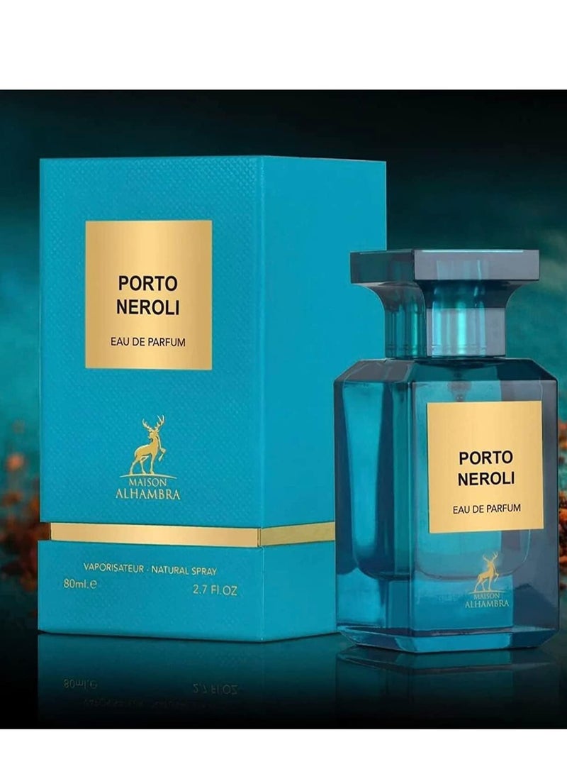 MAISON ALHAMBRA Maison Al Hambra Porto Neroli by Lattafa Unisex Eau De Parfum 80ML - Image 1