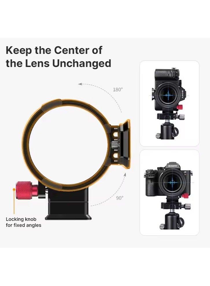 Ulanzi S-63 Arca Rotatable Horizontal-To-Vertical Mount Plate Kit for Sony A7 III/A7R V/A7 IV/A7S III/A7R IV DSLR Camera - Image 1