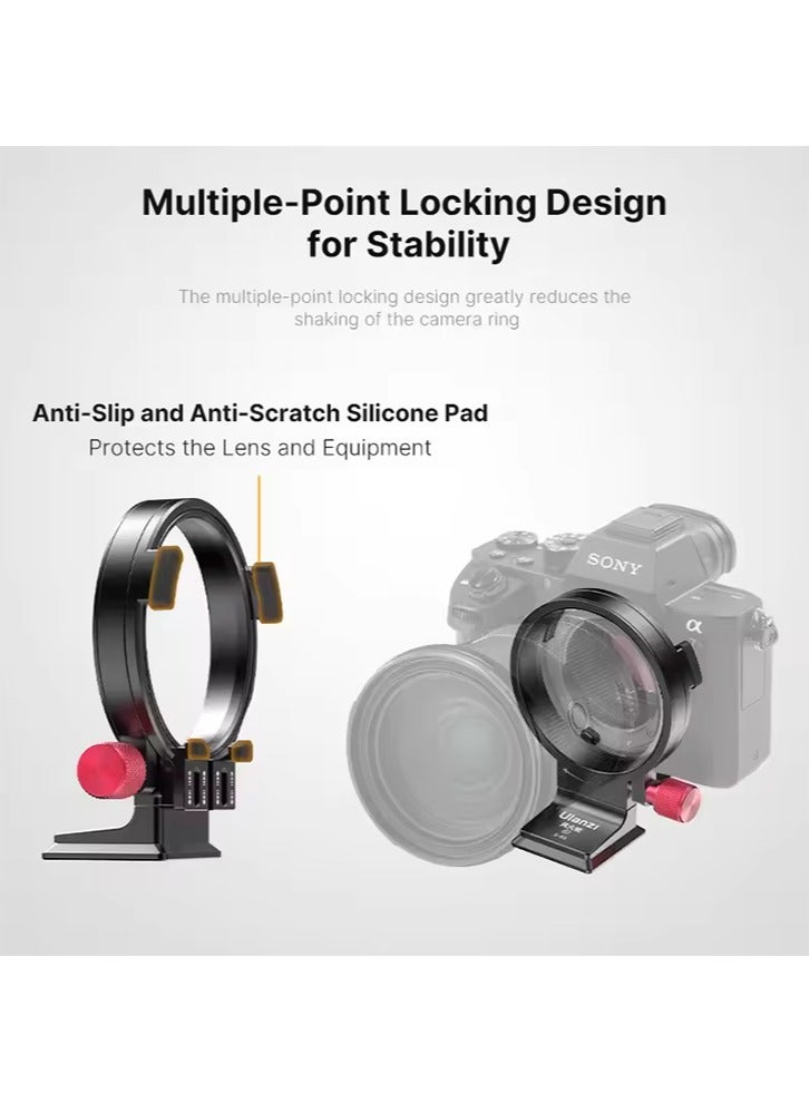 Ulanzi S-63 Arca Rotatable Horizontal-To-Vertical Mount Plate Kit for Sony A7 III/A7R V/A7 IV/A7S III/A7R IV DSLR Camera - Image 3