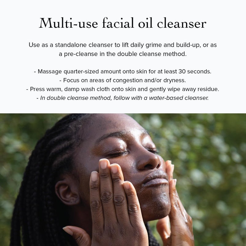 evanhealy Nettle Olive Leaf Cleansing Oil | Organic Facial Oil-Cleanser for Makeup, Cosmetics, Sunscreen | Gentle Esssential OilFree Cleanser for Sensitive, Congested Skin - Image 4
