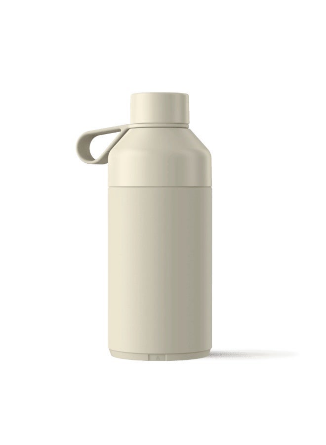 Ocean Bottle Premium 750ml Recycled Stainless Steel Water Bottle – Vacuum Insulated Leak-Proof Reusable Eco Friendly Drink Bottle for Cold & Hot Beverages, Dishwasher Safe, Sustainable Ocean Plastic Impact Design (Sand Stone) - Image 2